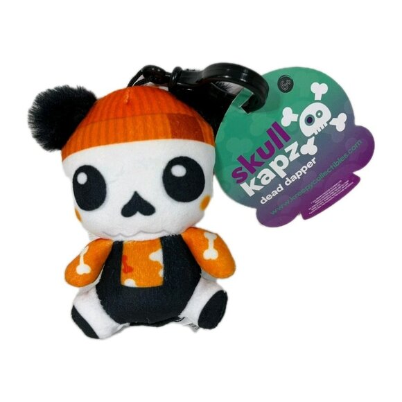 Skull Kapz Dead Dapper 4.5" CUBZ Mini Plush Clip-On - Picture 2 of 10